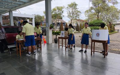 Rio dan Gavriel Terpilih Sebagai Ketua dan Wakil Ketua OSIS SMP Strada Yos Sudarso Periode 2025/2026